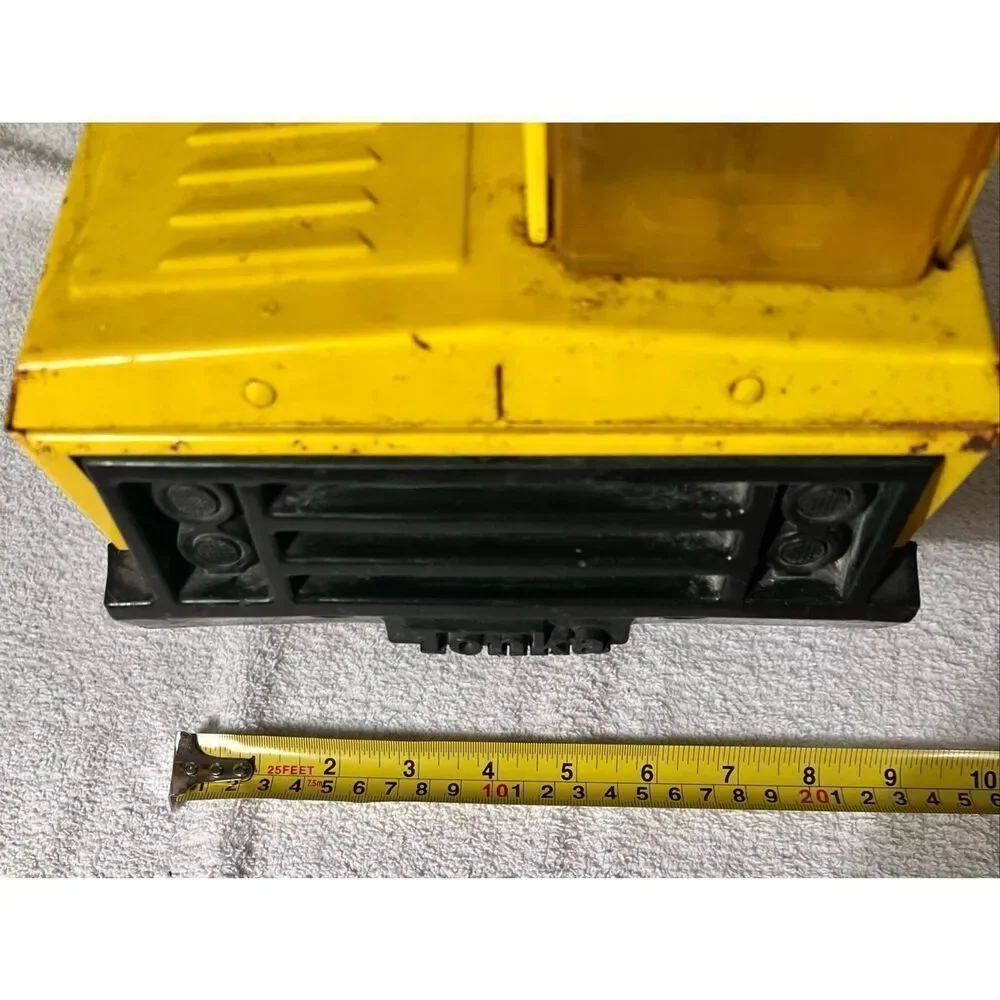 Vintage Tonka Dump Truck XMB-975 1970s Pressed Steel Yellow Original Condition